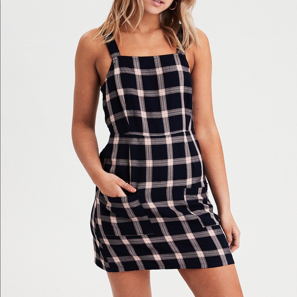American Eagle Plaid Dress